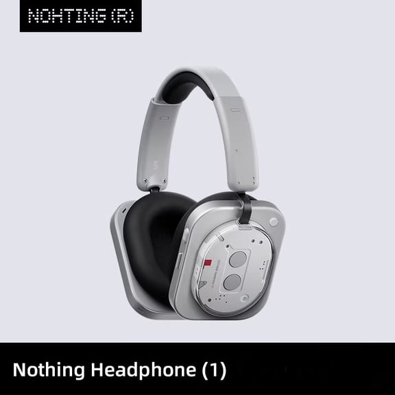 Nothing Headphone (1) Wireless Over-Ear Headphones with Active Noise Cancelling, Hi-Res Audio & Spatial Sound