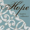 thumbnail image 2 of Hogan, Melody 15x15 White Modern Wood Framed Museum Art Print Titled - Crackle Filigree Hope, 2 of 4