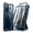 Blue, variant on Dexnor Full Body Case for Samsung Galaxy A54 5G Case, [Extra Front Frame] Heavy Duty Military Grade Protection Shockproof Case Built-in Screen Protector and Kickstand for Samsung A54 5G,Black