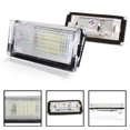 thumbnail image 1 of Qiyun 1 Pair 12v Led License Plate Light Rear Lamp Replacement Parts Compatible For 3 Series E46 2d 98-03 M3, 1 of 8