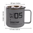 thumbnail image 2 of Taza de café resistente al calor con taza de agua de doble capa de 350 ml para té de café frío y caliente, 2 of 7
