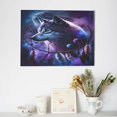 thumbnail image 6 of Logiee Feathered Wolf Print Canvas Wall Art,Canvas Picture Prints with Frame, Wall Art Decorative,Canvas Decorative,Suitable for Living Room Bedroom Office Room 30x40, 6 of 6