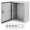 thumbnail image 2 of Kojooin Steel Electrical Box, IP66 Waterproof and Dustproof Hinged Enclosure with Lock and Mounting Plate, 2 of 8
