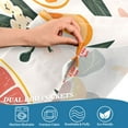 thumbnail image 5 of Yayeee Kitchen Curtains Tier Set of 2 Light Filtering 57"x24" Over Sink Window Panels, Orange Slices, 5 of 7