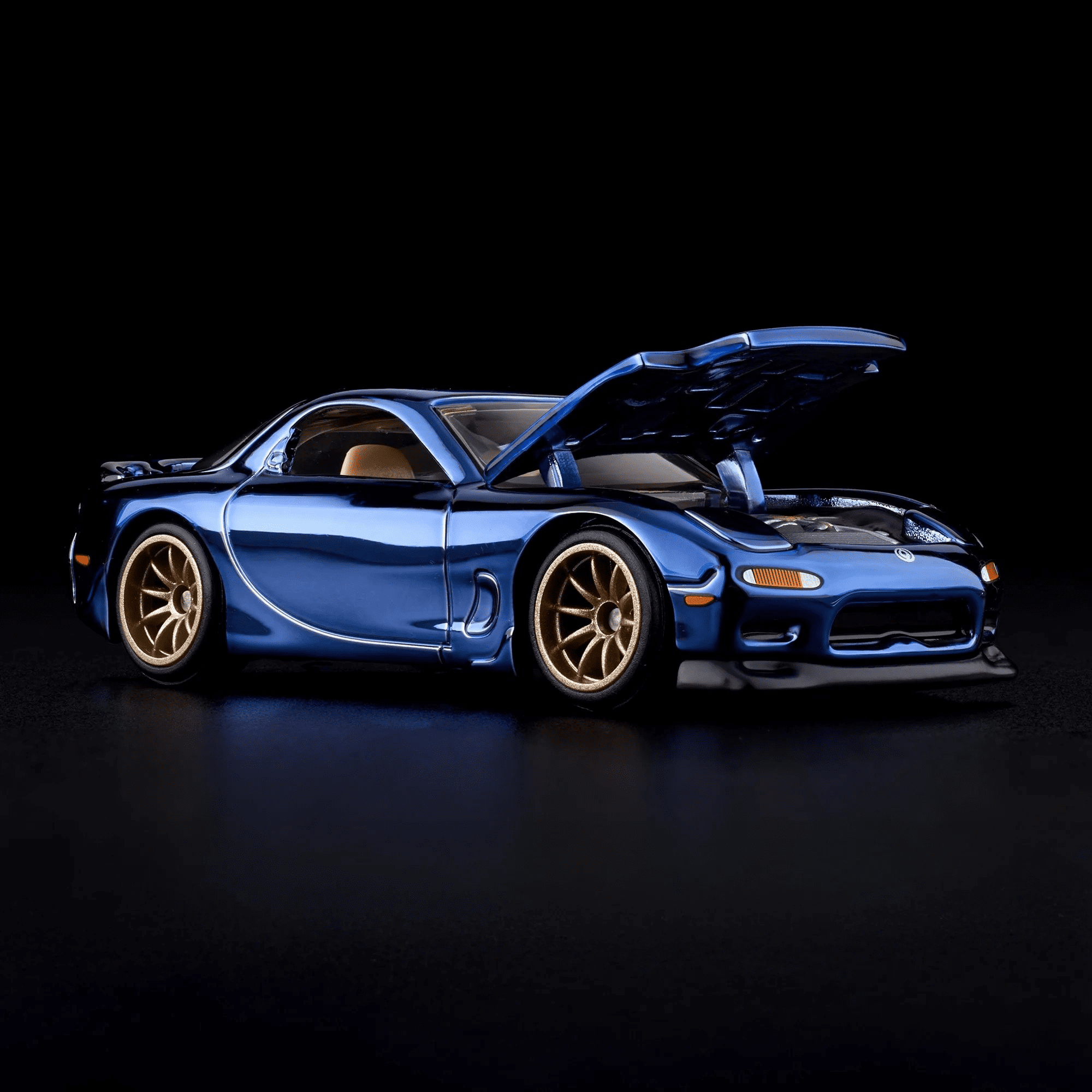 Hot Wheels Mazda RX-7 RLC Exclusive 1993 R1 1:64 Die-Cast Collector Car Steel Blue Spectraflame