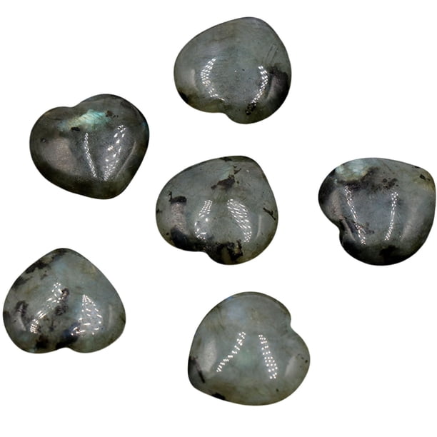 Ágata de Cristal Natural 20Mm en Forma de Corazón No Porosa Pequeña Joyería Desnuda Decoración de Bricolaje de Piedra