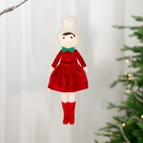 Stijggn Christmas Doll Decorations Christmas Ornaments Holiday Home Decor for Wreath, Shelf, Table, Window, Fireplace, Porch, Entryway, Indoor, Outdoor, Living Room, Holiday Display