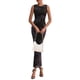 thumbnail image 3 of Vestido PRETTYGARDEN 2026 sin mangas de malla con fruncido, maxi XL, 3 of 7