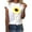 White womens shirts, variant on Wycnly Womens Shirts Plus Size Loose Fit Cute Tee Tops Summer Short Sleeve Crewneck Ladies Sunflower Print Tops and Blouses Navy m