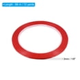 thumbnail image 2 of Unique Bargains Ruban pour Tableau Blanc 1/8 Pieds Mince Effaçable à Sec, Rouge, Lot de 4, 2 of 6