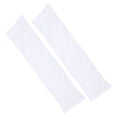 thumbnail image 4 of Mangas de seda de hielo de verano Mangas de protección solar para deportes al aire libre para hombres y mujeresBlanco, 4 of 5