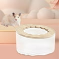 thumbnail image 1 of Baño de arena para hámster, baño de arena extraíble, Sauna, arenero, contenedor de baño de arena, bañera para hurón, animales pequeños, erizo, ratón, blanco Fernando Baño de hámster, 1 of 8
