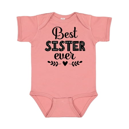 

Inktastic Best Sister Ever Gift Gift Baby Girl Bodysuit