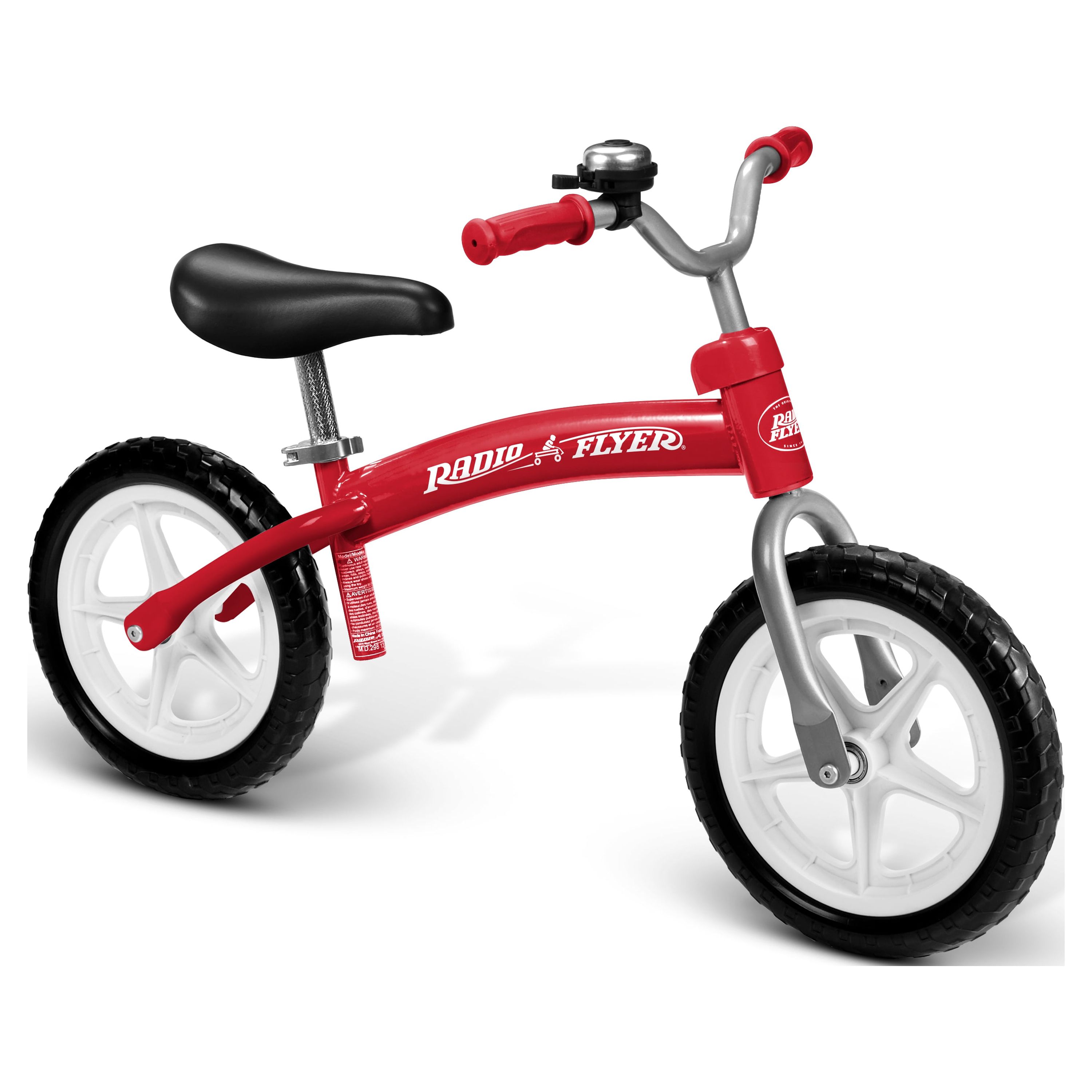 Radio Flyer, Glide & Go Balance Bike, Red, Unisex Beginner Bike - image 3 of 10