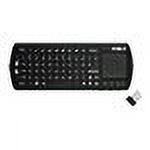 FAVI FE02RF-BL FAVI SmartStick Mini Wireless Keyboard with Mouse Touchpad - Wireless Connectivity - RF - USB InterfaceTouchPad - Home, Search, Back, Music, Menu Hot Key(s) - Black - image 2 of 6