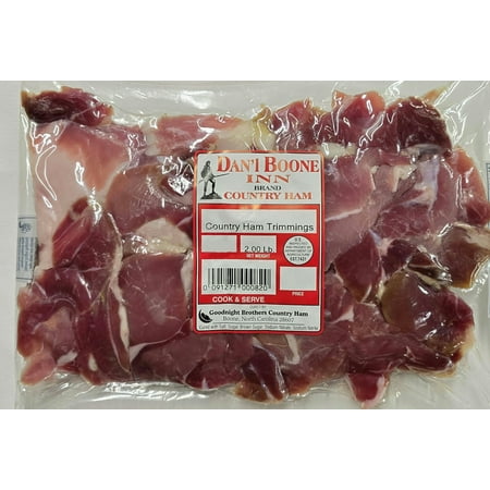 Dan l Boone Country Ham Trimmings 2 Pound Vacumm Sealed Shelf Stable
