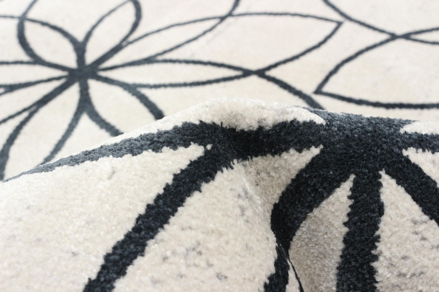 ECARPET Washable Floral Area Rug & Runner for Bedroom, Living Room, Kids Hallway