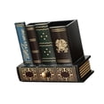 thumbnail image 4 of Portalápices decorativo con forma de libro vintage, organizador de escritorio multiusos Carta A, 4 of 9