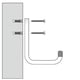 thumbnail image 4 of Ganchos pared chico, acero galvanizado, 80x120mm, 4 of 4
