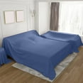 thumbnail image 5 of Hxlamzoo Stretchable Dustproof Furniture Cover 2.4x2M for Sofa, Bed, Couch Protector During Renovation & Storage - Breathable Polyester Fabric, Universal Fit (Gray/Black/Blue), 5 of 7