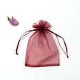 thumbnail image 1 of Bolsa de gasa de organza de color sólido, bolsa de gasa de haz, bolsa de embalaje de regalo pequeña, se puede imprimir una palabra, bolsa de prueba transparente, 100 piezas, 1 of 1