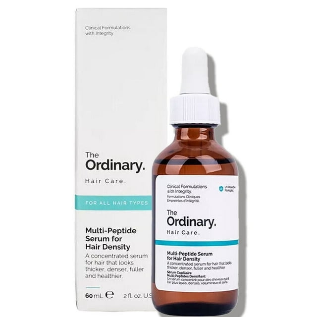 Suero multipéptido The Ordinary para el crecimiento del cabello, densidad capilar, 60 ml (1 unidad)