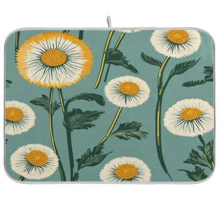 

Kitchen Drying Mat 18x24In Drying Dish Mat Dish Drying Mats Kitchen Countertop Multi-Function Drain Drying Mat Kitchen Table The Beautiful Dandelion2