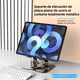 thumbnail image 5 of "Soporte Tablet Base Giratoria 360° Plegable Para iPad Lab.G, Gris ", 5 of 5