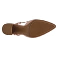 thumbnail image 7 of Anne Klein Brooklyn Pointed Toe Block Heel Slingback Heels for Women with Buckle Closure Cushioned Insole Closed Toe Dress Pumps, 7 of 7