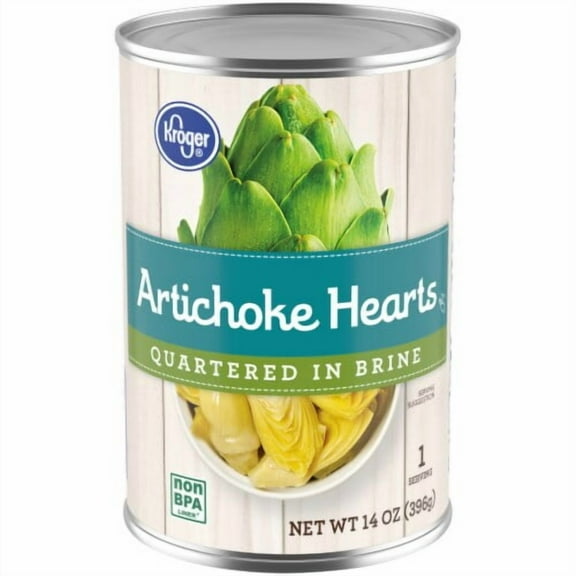 KR Quartered Artichoke Hearts in Brine 14 oz - Pack of 2