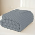 thumbnail image 3 of Sherpa Fleece Blanket- Thick Warm Blanket for Winter, Soft Fuzzy Plush Blanket for Bed, Couch, Travel 28" x 40", 3 of 7