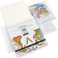 thumbnail image 3 of Livre de Coloriage pour Adultes, Designs d'Animaux, 72 Feuilles, Pages à Colorier 6.4x6.4 Pouces, Papier de 100 lb, Contours Gris, 3 of 4