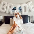 thumbnail image 4 of Vjnyvs 40 inch Bride Balloons for Hen Party Decorations，Bridal Shower Decorations|Engagement Party,White Jumbo Hen Party Balloons, 4 of 7