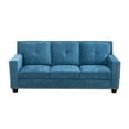 thumbnail image 4 of Aukfa 3-Piece Module Sofa Set for Living Room, 3-Seater Deep Seat Couch, Loveseat, Armchair, Linen, Blue, 4 of 9