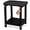 Black, variant on Adirondack Square Outdoor Side Table,2-Tier Storage Patio Side Table, HDPE End Tables for Backyard Pool Porch Garden Lawn(Black)
