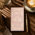 thumbnail image 2 of 2027 Mini Pocket Planner Calendar,6.85x3.77 Inch Time Management Plan Notebook,Portable Daily Notebook for Documenting Life,Pink, 2 of 9