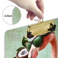 thumbnail image 6 of FORMRS Acrylic Clipboard with Low Profile Clip Standard A4 Letter Size, 12.5" x 9", Pink Flamingo Coconut, 6 of 8