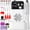 WHITE, variant on Nail Drill Kit,45000RPM Electric Nail Drill Professional Electric Nail File with 11PCS Bits,Anti-Shaking Cordless E Filer for Nails with LCD Display,Home & Salon