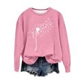 thumbnail image 4 of POROPL Cute Sweatshirts for Women Crew Neck Long Sleeve Sweatshirts Loose Fitting Print Pullover Tops Casual Fall Outfits, 4 of 4