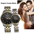 thumbnail image 4 of WLISTH Q359 Montre pour Couple Élégante Élégante pour Lui et Elle Quartz, 4 of 8