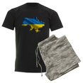 thumbnail image 6 of CafePress - Ukraine Pride Love Ukrainian Flag Pajamas - Men's Dark Loose Fit Cotton Pajama Set, 6 of 7