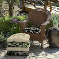 thumbnail image 6 of ARDEN Outdoor Wicker Chair Cushion, 2 pack 18 x 20, Ashland Black Jacobean, 6 of 10
