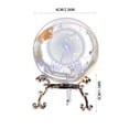 thumbnail image 3 of weibbin Engraved Decorative Crystal Sphere Decorative Quartz Glass Ball, Model Astronomy Sphere, Paperweight Crystal Display Sculpture Home Decor Crafts for Kids Friends, 3 of 6