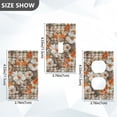 thumbnail image 7 of Yayeee Duplex Wall Plate 1-Gang 4.5"x2.7" Home Receptacle Light Switch Decorative Outlet Cover, Rustic Floral, 7 of 7
