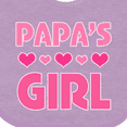 thumbnail image 4 of Inktastic Papas Girl Granddaughter Girls Baby Bib, 4 of 4