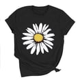 thumbnail image 4 of Busydd Womens T Shirts Crew Neck Short Sleeve Graphic Tees Casual Basic Summer Print T Shirts for Women L, 4 of 7