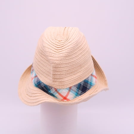 

Pre-owned Gymboree Boys Tan | Plaid Hat size: 6-12 Months