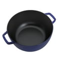 thumbnail image 6 of Staub Cast Iron Essential French Oven, Dutch Oven, 5-quart, serves 5-6, Made in France - Dark Blue, 6 of 9