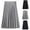 Gray, variant on Mgmyaa Junior Elastic Waist Pleated Midi Skirt College Uniform Style for Back to School Student Skirt for Girls 11-18 Years