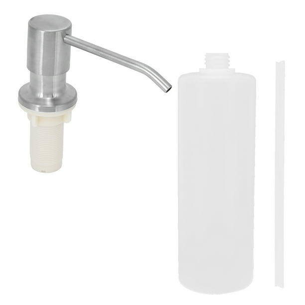 Dispensador de Jabón Contenedor de Jabón Líquido de Acero Inoxidable Dispensador de Jabón de Encimera con Rotación de 360 grados para Lavabo de Cocina Y Baño ANGGREK Otros